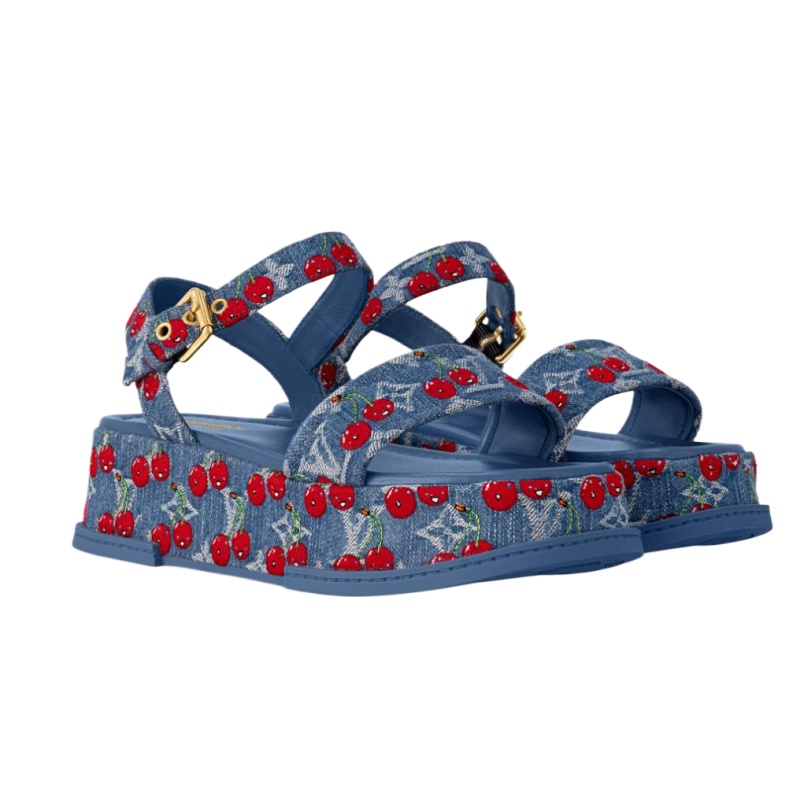 Louis Vuitton LV x TM Maya Platform Sandal - Image 1